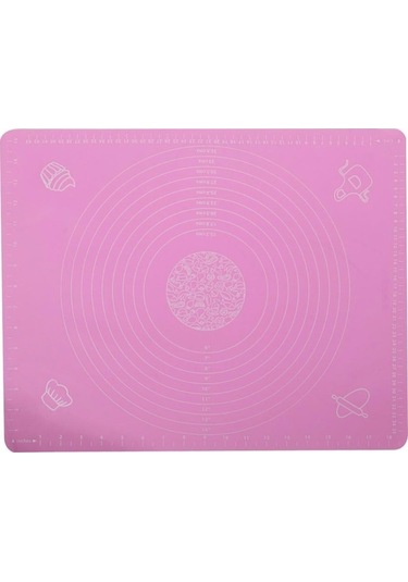 Novahub Mavi Silikon Pişirme Mat Pizza Mutfak Aletleri Pişirme Araçları Mutfak Eşyaları Bakeware Paspaslar Gömlekleri Malzeme Malzemeleri 50 X 40 Cm Mavi Mavi