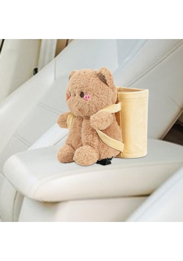 Createtech Ve Suntek Araba Mendil Kutusu 2'si 1 Arada Ev Çöpü Çok Renkli