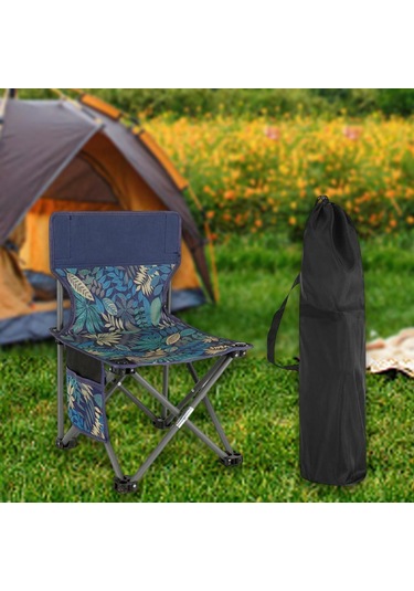Suntek Katlanır Kamp Sandalyesi Taşınabilir 39cmx39cmx65cm Çok Renkli