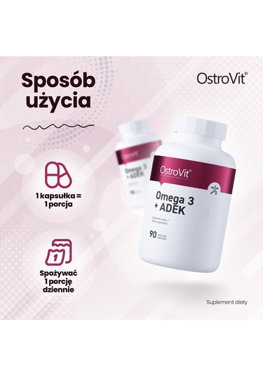 Ostrovit Omega 3 + Adek 90 Caps