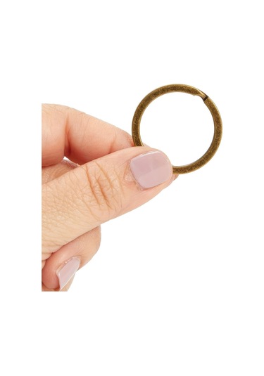 30 Adet Antik Renk 3 Cm Metal Anahtarlık Halkası