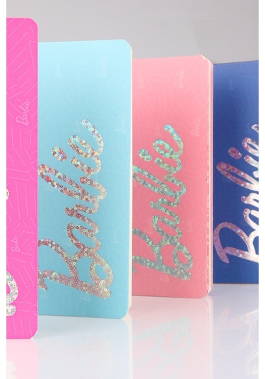 Dekomus İle Lisanslı Barbıe 60 Yaprak Çizgili Defter 13x21 Cm