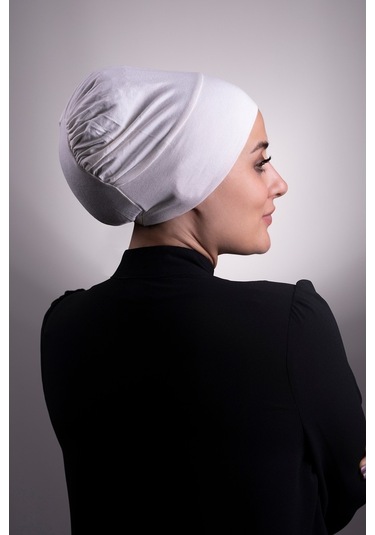 Krem Pratik Hazır Geçmeli Iç Bone Viskon Kumaş Dikişsiz 3003_40 Krem