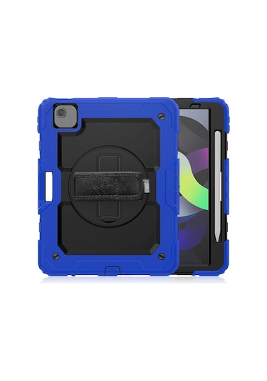 Apple, Uyumlu iPad Pro 11 2020 Kılıf Pars Tablet Kapak - Mavi Arka Kapak