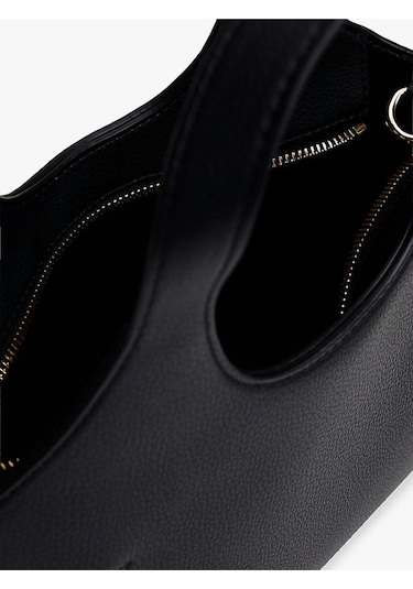 Tommy Hilfiger Th Logo Detaylı Kadın Mini Tote Çanta-12068 Siyah