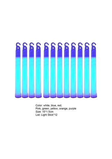 Beyaz Şık Parlayan Çubuk Korozyon Önleyici Kullanımı Kolay Dekor Dış Mekan Acil Durum Kimyasal Işığı Beyaz