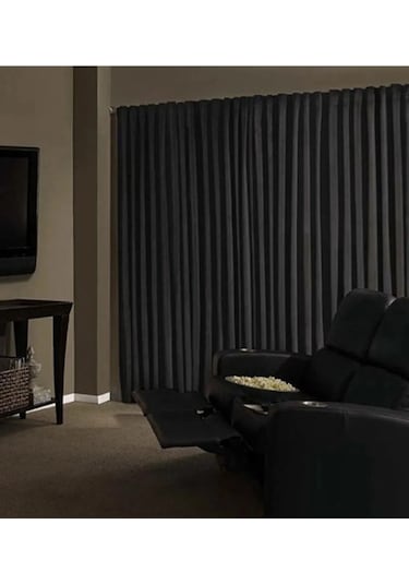 As Perde  Saten Blackout Karartma Fon Perde Çok Renkli