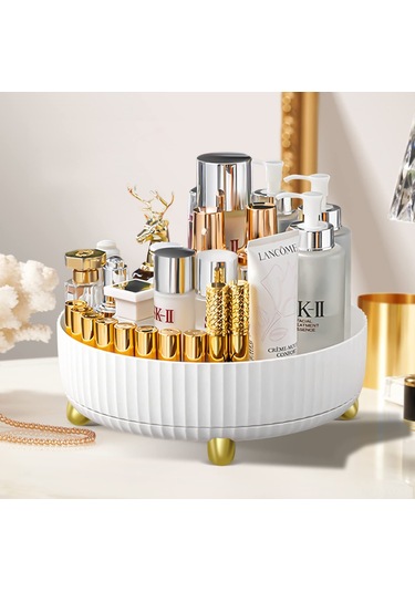 Ximistore9 Pet Malzeme Döner Baharat Rafı, Dürtüye Dayanıklı, Temizliği Kolay, Düşmeyi Engelliyor, Alçılamaz A-büyük-beyaz