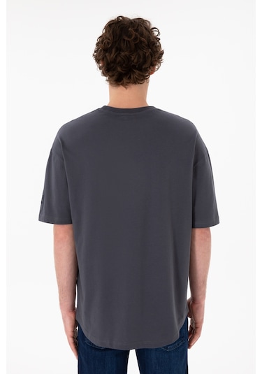 U.S. Polo Assn. Erkek Long Fit Bisiklet Yaka Antrasit Basic Tişört 50305988-VR006 U.S. Polo Assn. Erkek Long Fit Bisiklet Yaka Antrasit Basic Tişört 50305988-VR006