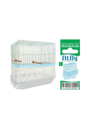 Kafes Tülü Large Boy En 70 Cm Boy 30 Cm Yükseklik 30 Cm