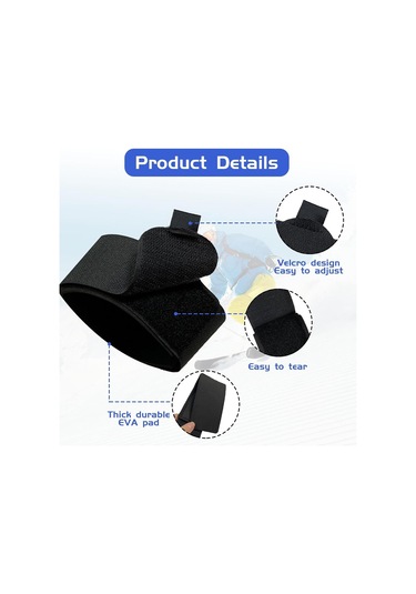 Dolıty 6 Adet Kayak Kayışları Bağlamalar Bağlantı Siyah Siyah