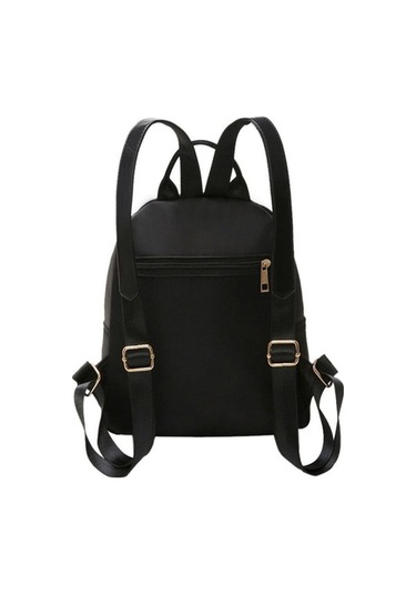 Novahub Seyahat Kadın Çok Fonksiyonlu Oxford Günlük Sırt Çantası Omuz Çantası Kız Çantası Mini Sırt Çantası Black Siyah/ Siyah