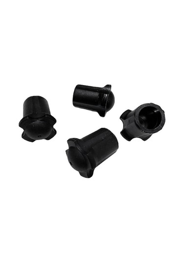 Bloomnest Adet Katlanır Bahçe Sandalyeleri, Kamp İçin Kauçuk Bacak Kapakları A723 Altın-siyah Altın - Siyah