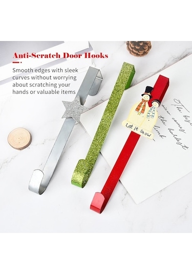 Tongxida Bosphorusboutique Üstü Şapkalar Noel Metal Askılık Anahtarlar, Giysiler İçin Sağlam Paket Diğer