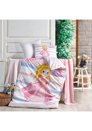 Kristal Princess Bebek Nevresim Takımı Pamuk