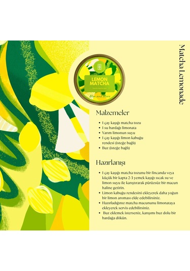 Mim and More Lemon Matcha Limonlu Matcha 50 G