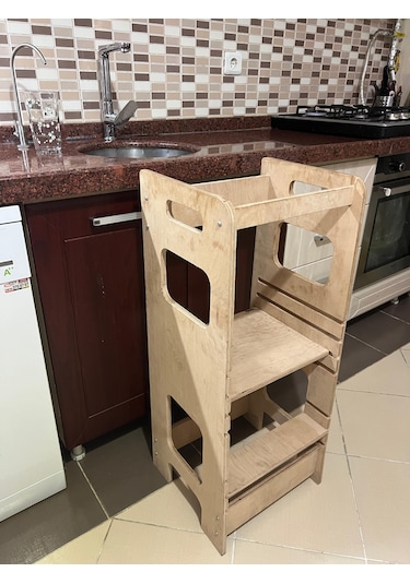 Ergowood Montessori Öğrenme Kulesi Ahşap