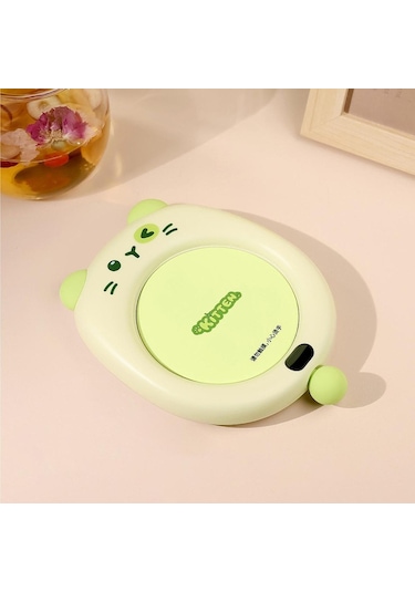 Homyl Su Için Akıllı Kupa Isıtıcı Ped Yaratıcı Masa Yeşil