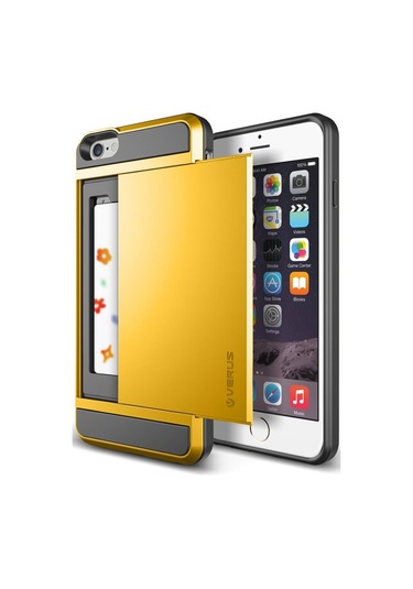 Verus İphone 6 Plus/6s Plus İle Uyumlu Damda Slide Kılıf Special Yellow