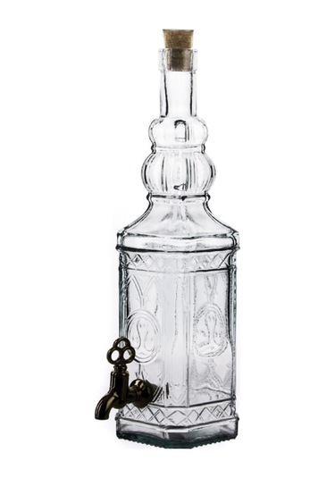 San Miguel Musluklu Köşeli Yağ Şişesi 700 Cc 858983 Şeffaf