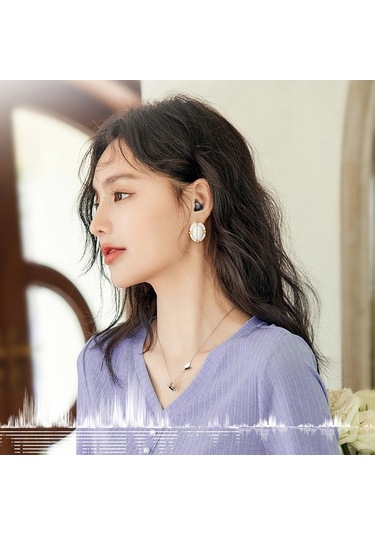 Q26 Bluetooth 5.3 Uyku Mini Kablosuz Bluetooth Kulaklık Görünmez Rahat Gürültü Önleyici Kulaklık Mor
