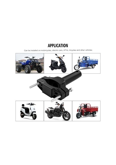 Teltree Off-road Motosiklet Için Alüminyum Far Sabitleyici Ve Genişletme Braketi Siyah