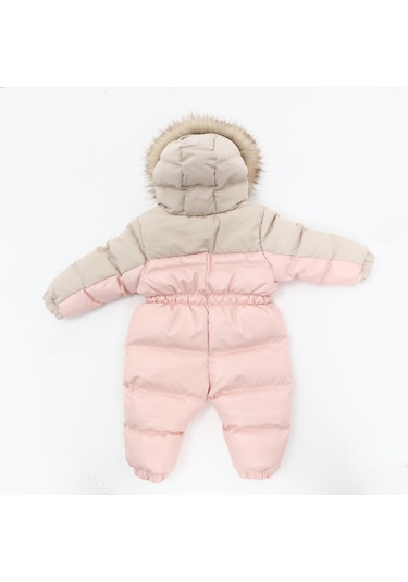 Benitto Kids Kız Bebek Pembe Astronot Tulum Pembe