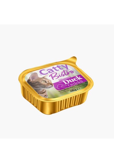 Catty Bistro Mousse Ördekli Yetişkin Kedi Konservesi 40 Gr
