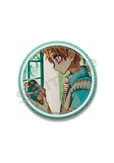 Snapbuy Anime Hanako-kun Pimleri Yugi Amane Yashiro Nene Rozeti Broş Cosplay Aksesuarı Parlak Sarıantik Gümüş Kaplama Antik Gümüş Kaplama