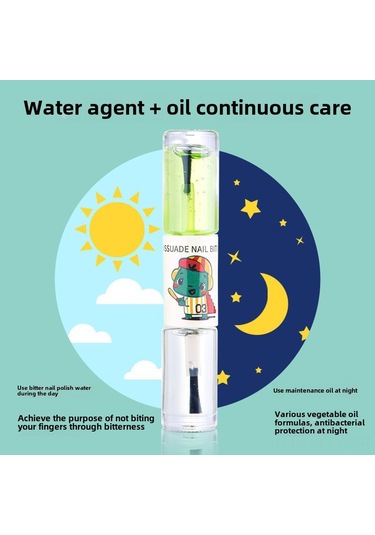 Dianziye Çocuk Tırnak Kesmeyi Engelleme Spreyi - Bitme Alışkanlığı Düzeltici, Tuzak Suyu, Taze Koku, 5ml + 5ml, Güvenli Formül