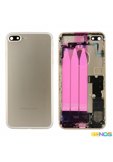 Apple Uyumlu iPhone 7 Plus Dolu Kasa Gold Sn808508