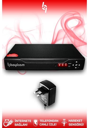 Bayicam 4 Kanal Ahd Dvr Xmeye Hibrit Kayıt Cihazı