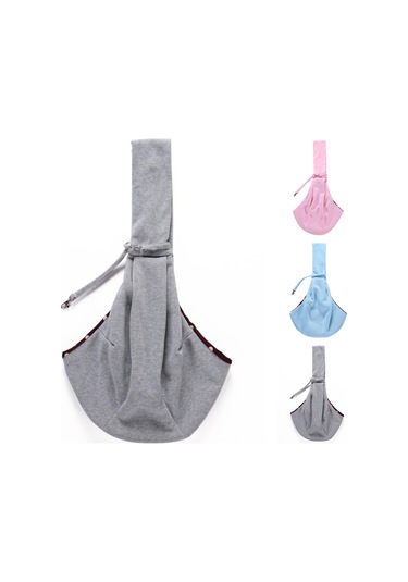 Samdoo Köpekler İçin Taşınabilir Askılı Çanta - Güvenli Ve Konforlu Seyahat, Gri Renk, 4 Kg'a Kadar Uygun