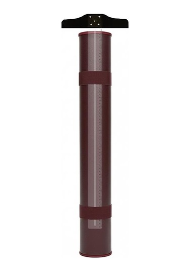 Yuga Suni Deri Proje Tüpü Cepli 10,5 Cm Bordo