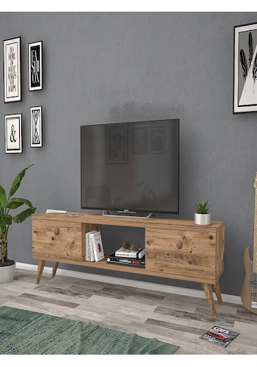 Mbes Mobilya Eda Atlantik 140 Cm Tv Ünitesi (Atlantik Çam)