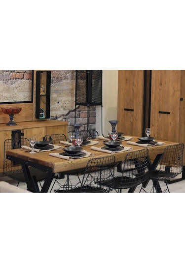 Ntconcept Ntconcept Masif Ağaç Mutfak Yemek Masası Takımı (437823311)