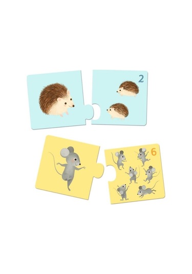 Djeco Ikili Puzzle / Baby Animals