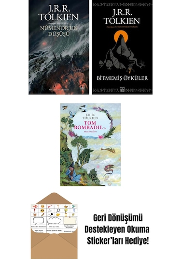 Númenor Un Düşüşü + Bitmemiş Öyküler + Tom Bombadil İn Maceraları Özel Ciltli Baskı
