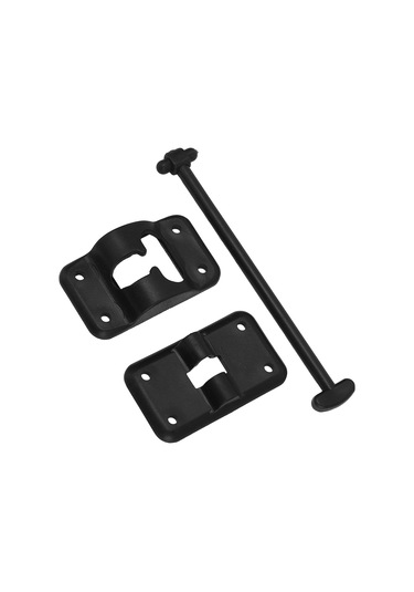 4 Takım 6 Inç T Tarzı Abs Kapı Mandalı Kilit Braketi Rv Kamp Römorku Giriş Kapısı Tutucu Siyah