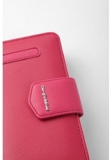 Cengiz Pakel Kadın Orta Boy Cüzdan 65256M Fuşya Pembe- Fuşya