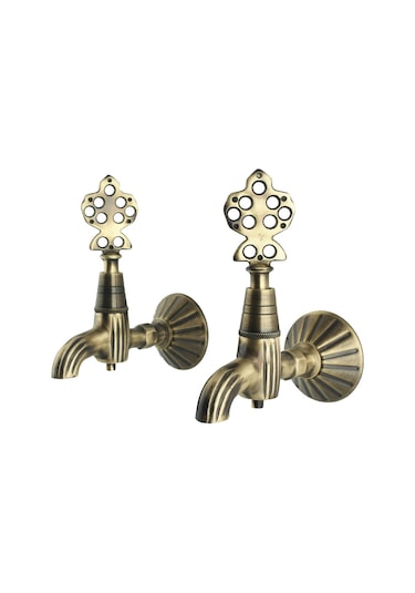 Lpd 1/2 Antik Hamam Taslı İkili Osmanlı Musluğu