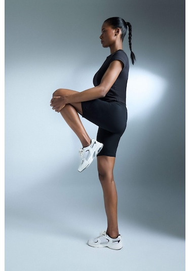 DeFactoFit Biker Beli Saran Sporcu Tayt B9544AX25SMBK81 SiYAH