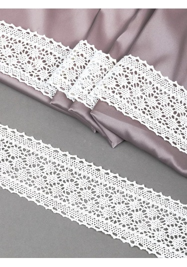 Kruzhevo Dantelli Dantel Şerit Örgü, Dikiş Ve El İşi İçin 6 Cm 10 M 160251868