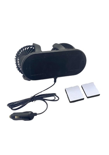 24 Volt Vantilatör Torpido Üstü Çift Başlı 4 İnç Çift Devre Fan