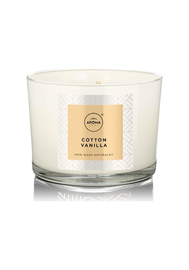 Aroma Home Elegance Kokulu Mum Cotton Vanilla 115 G