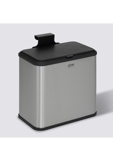 5five Simply Smart Dolap İçi Compact 5lt. Çöp Kovası Çelik Inox