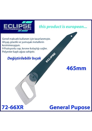 Eclipse 72-66xr Genel Amaç El Testeresi