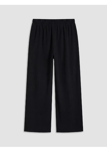 Lc Waikiki Siyah Loose Fit Kız Çocuk Pantolon