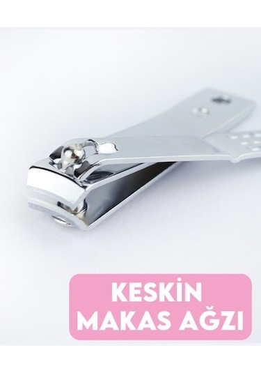 Büro Ev Ofis Kişisel Tırnak Bakımı İçin Törpü Makas Seti