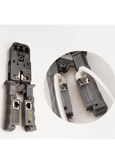 Sones Çok İşlevli 4p8p6p Üç Amaçlı Test Cihazı Cırcır Tipi Ağ Aleti Sıkma Sıkma Teli Ağ Pensesi